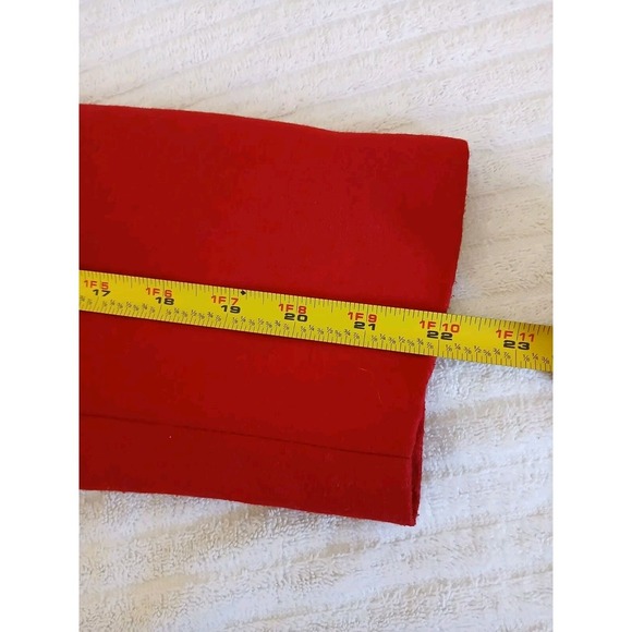 Vtg Laura Scott Womens red blazer with a floral pattern 12 Buttons Old Money - Picture 15 of 16